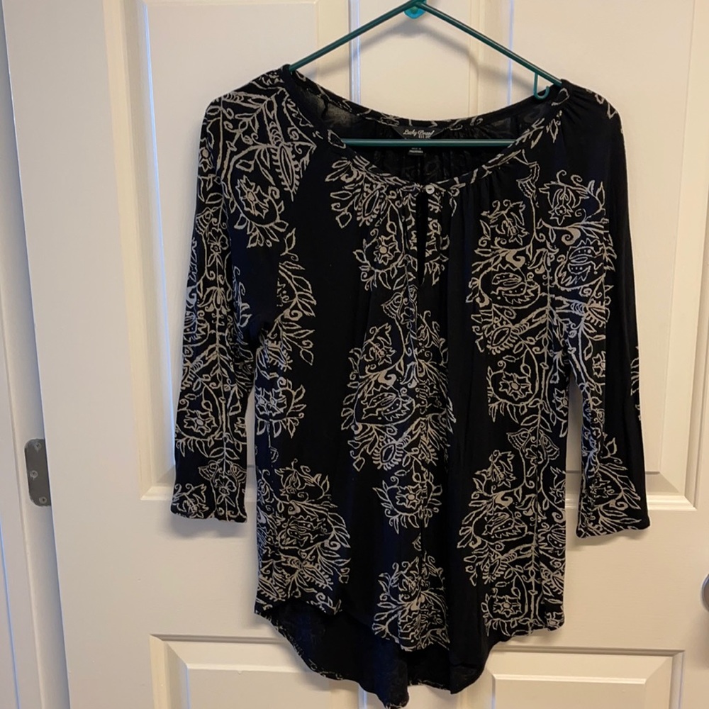 Lucky Brand 3/4 length top